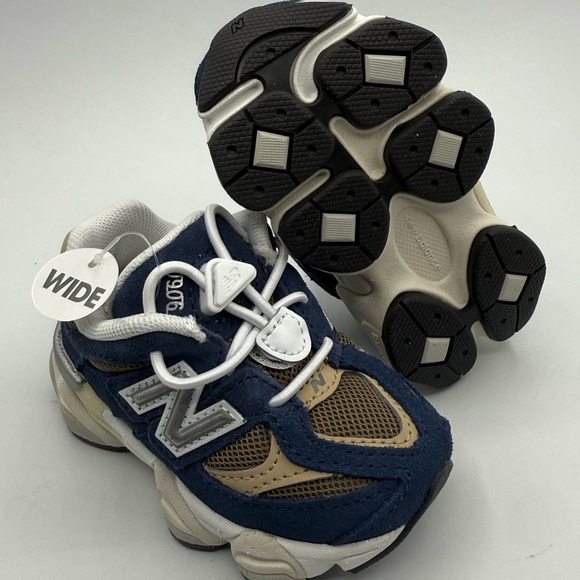 Baby/Toddler New Balance 9060 Navy - Picture 4 of 4